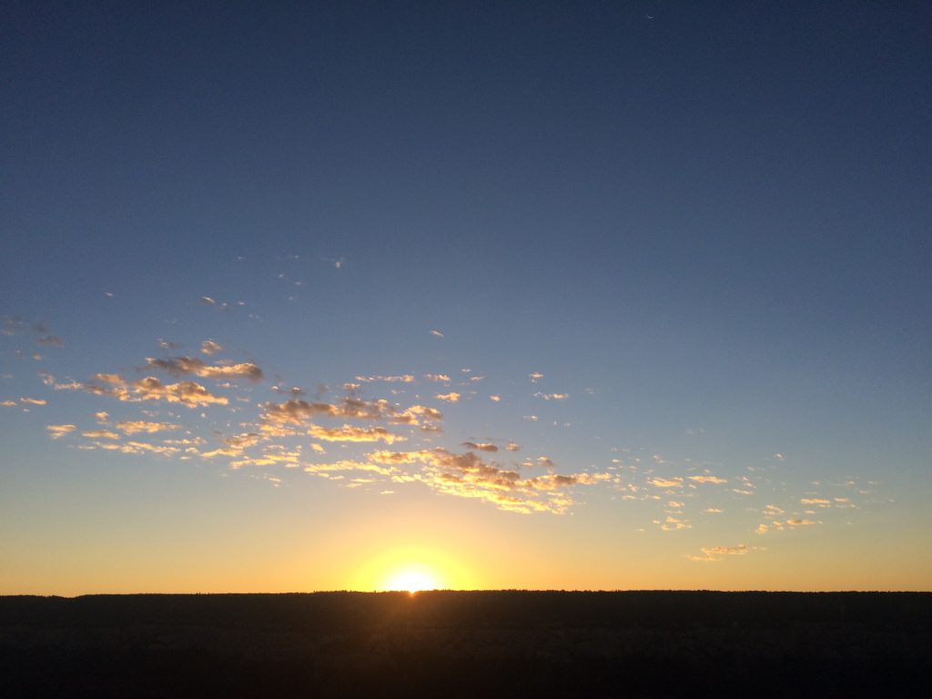 Sun rise at Grand Canyon