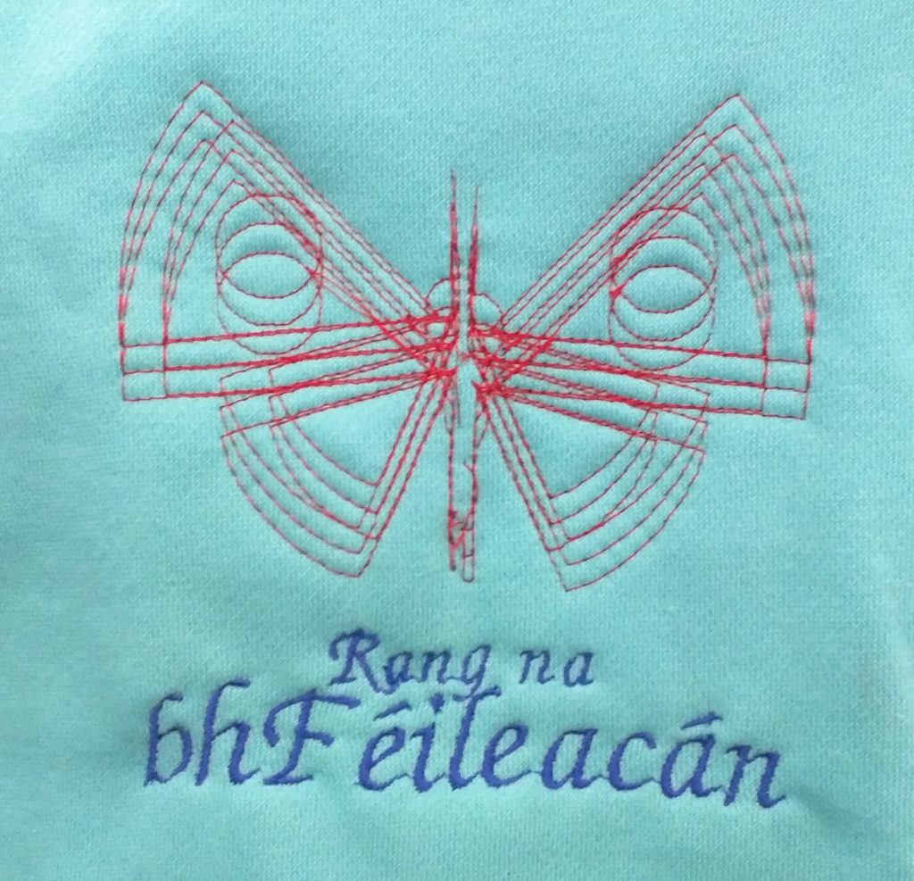 butterfly class embroidery