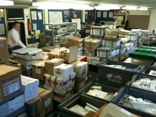 Boxes and crates of the National Archive of Educational Computing